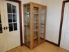 Bespoke oak and glass display cabinet
