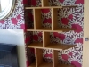 Contemporary American white oak bookcase